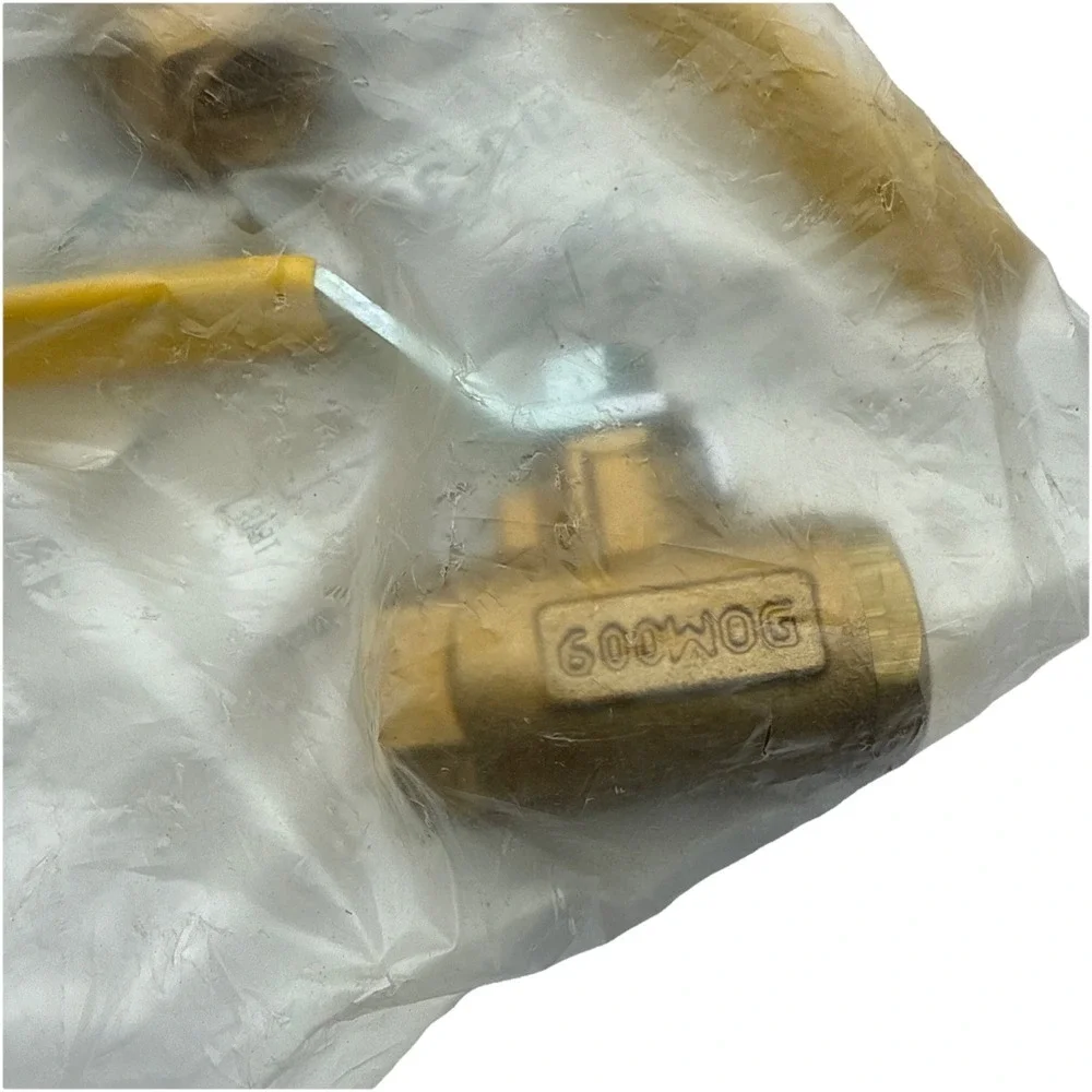 Lot Of Two Kimball Midwest‎ Brass Ball Valve 3/8